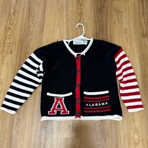 Alabama Vintage Cardigan - Black, Red, White